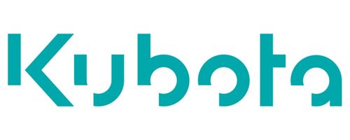 Kubota logo colour on white background