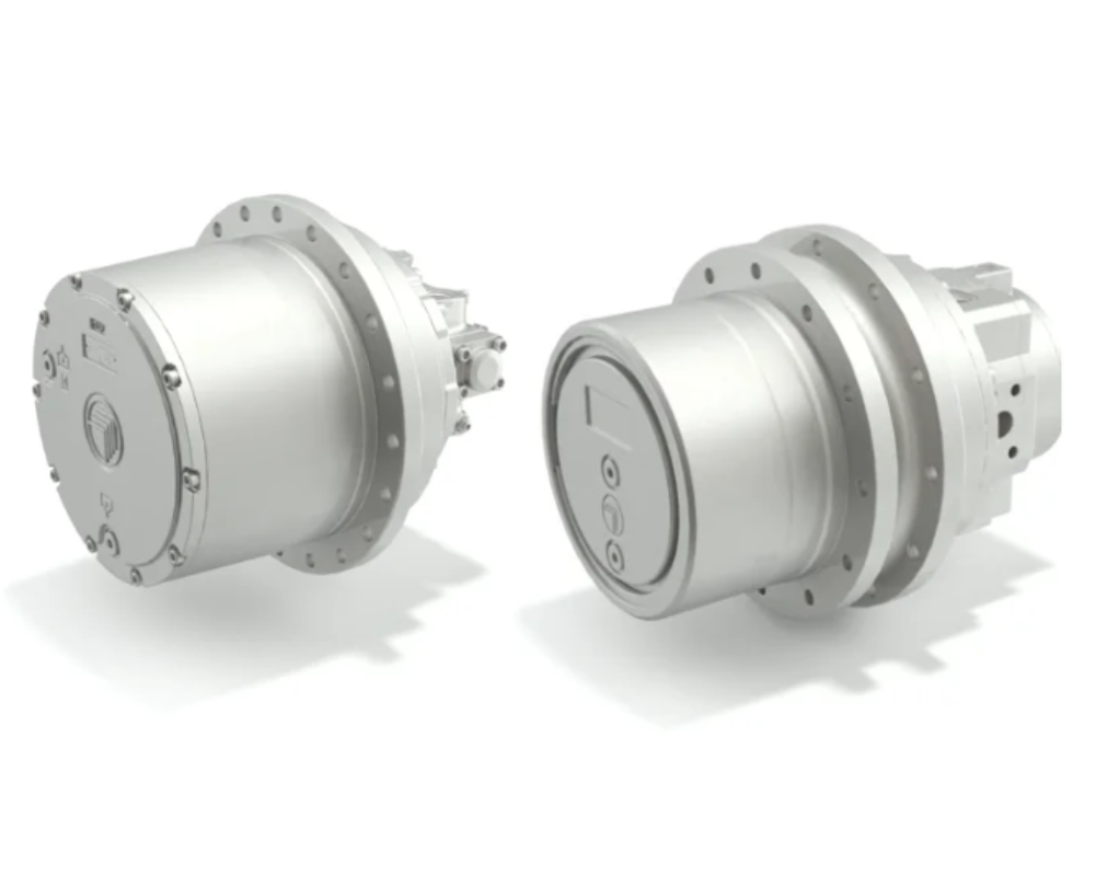 Bonfiglioli 700CK Series hydraulic track drives powered by integrated axial piston motors